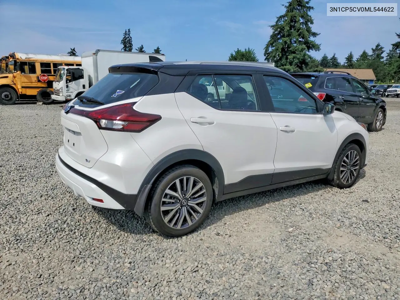 2021 Nissan Kicks Sv VIN: 3N1CP5CV0ML544622 Lot: 60841146