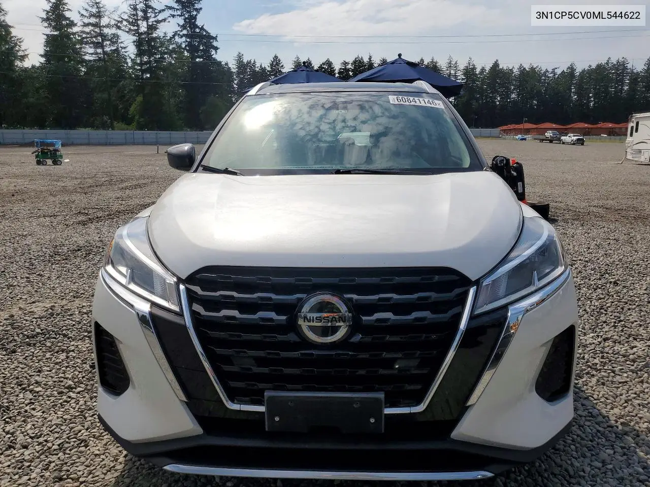 2021 Nissan Kicks Sv VIN: 3N1CP5CV0ML544622 Lot: 60841146