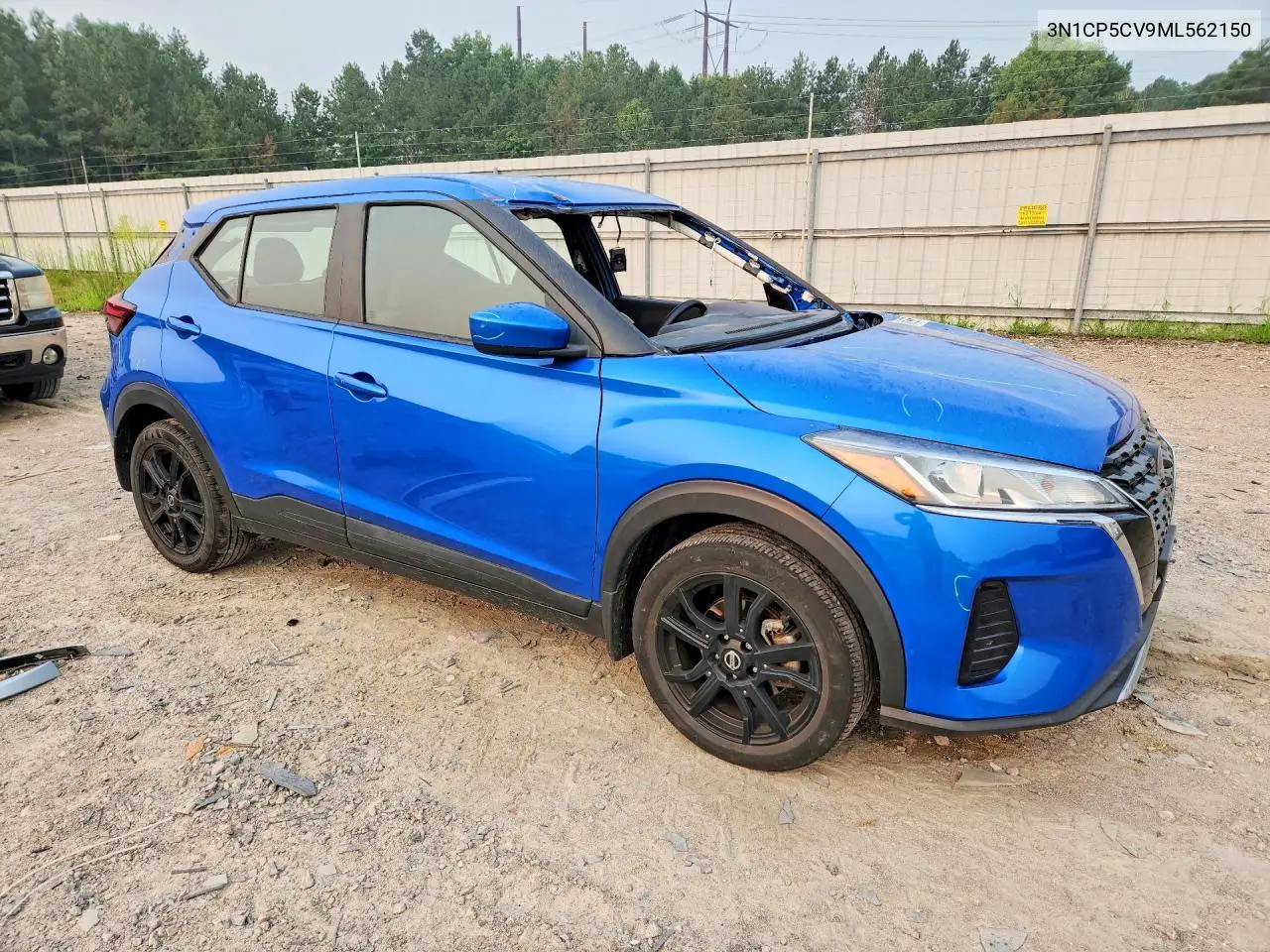 2021 Nissan Kicks Sv VIN: 3N1CP5CV9ML562150 Lot: 60961946