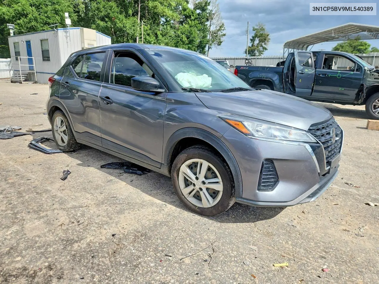 2021 Nissan Kicks S VIN: 3N1CP5BV9ML540389 Lot: 61086746