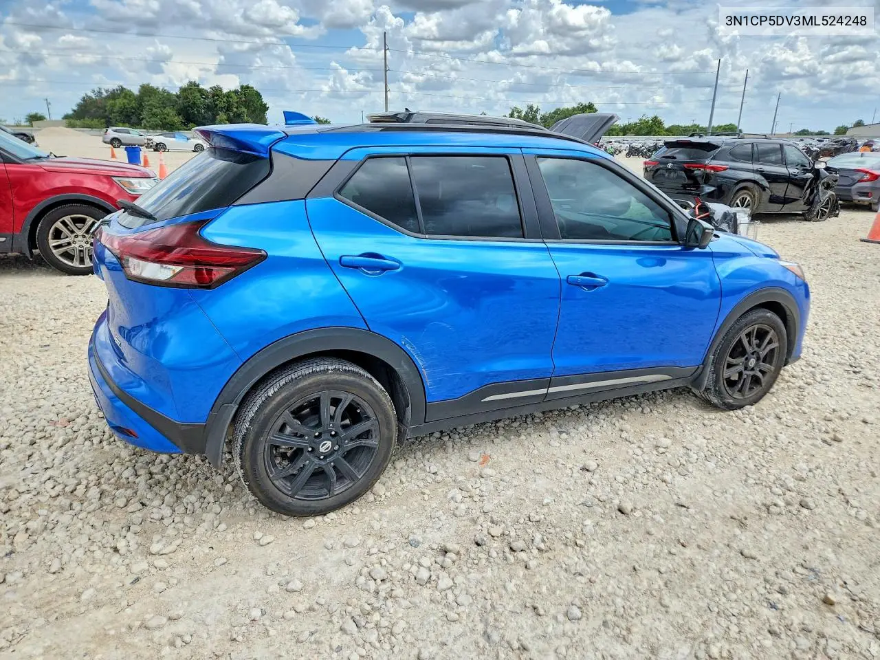 2021 Nissan Kicks Sr VIN: 3N1CP5DV3ML524248 Lot: 61092776