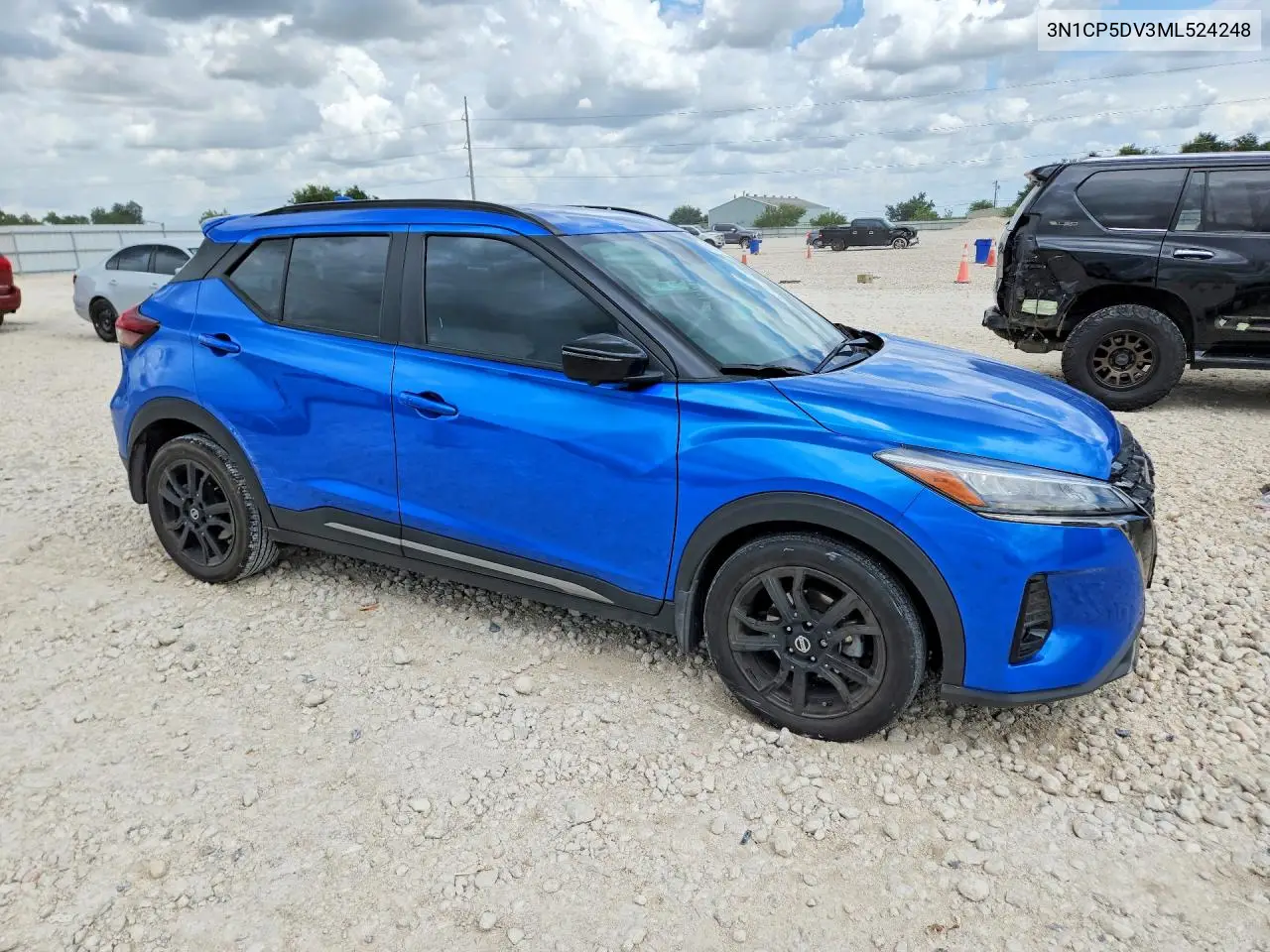 2021 Nissan Kicks Sr VIN: 3N1CP5DV3ML524248 Lot: 61092776