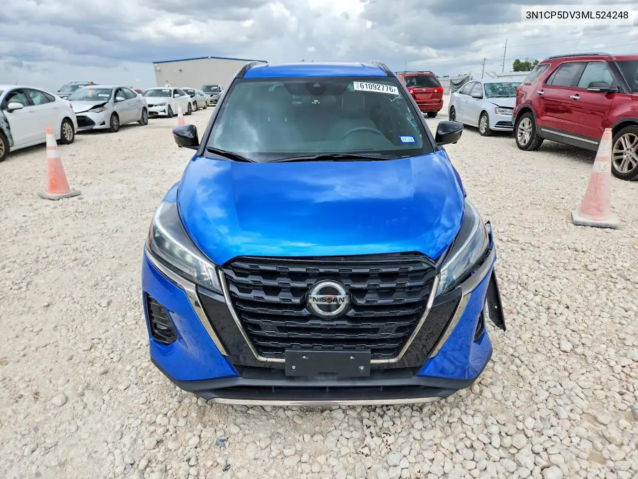 2021 Nissan Kicks Sr VIN: 3N1CP5DV3ML524248 Lot: 61092776