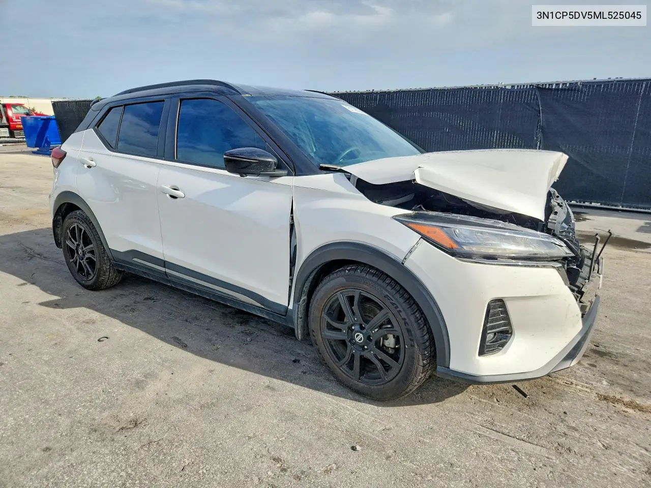 2021 Nissan Kicks Sr VIN: 3N1CP5DV5ML525045 Lot: 61126086