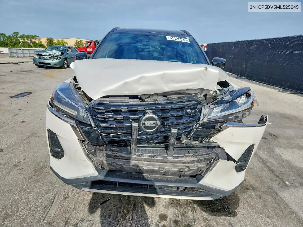 2021 Nissan Kicks Sr VIN: 3N1CP5DV5ML525045 Lot: 61126086