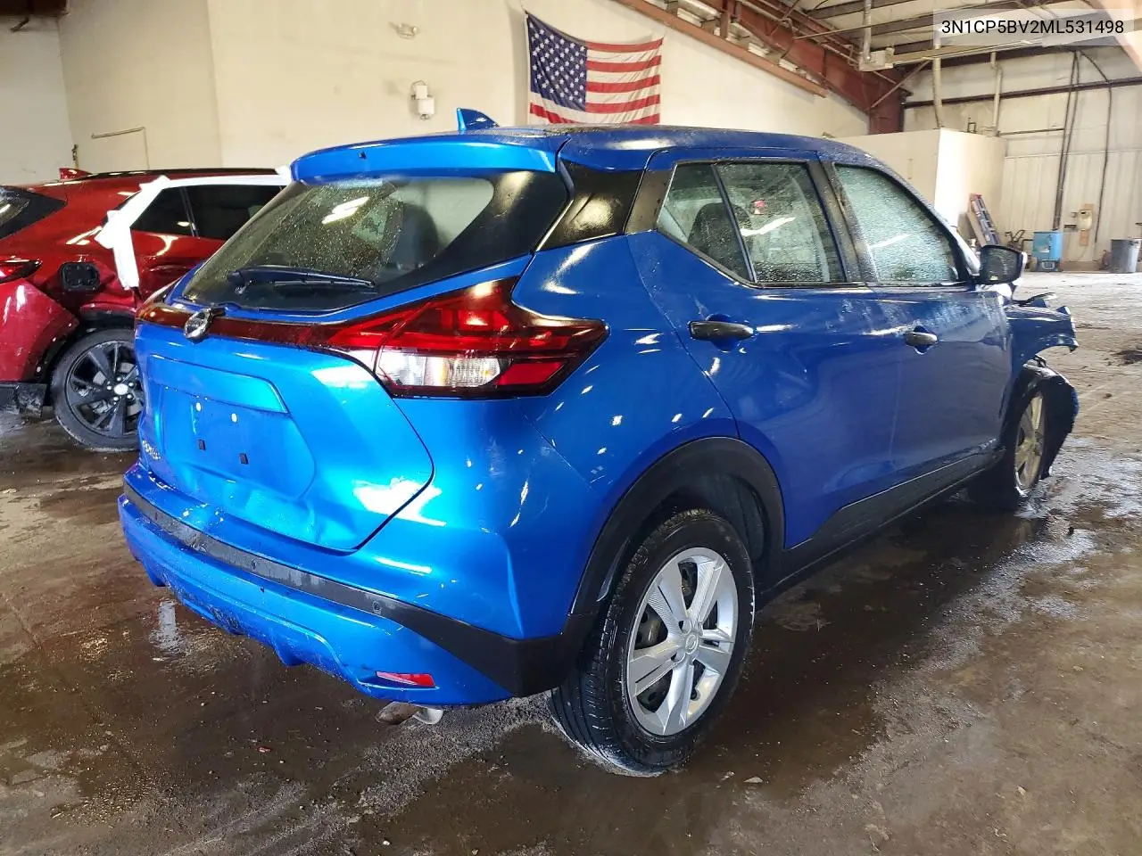 2021 Nissan Kicks S VIN: 3N1CP5BV2ML531498 Lot: 61179026