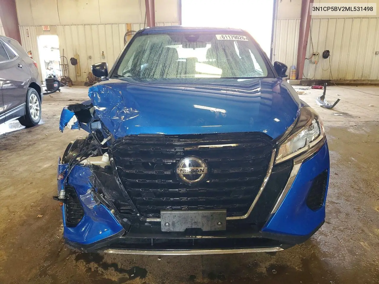 2021 Nissan Kicks S VIN: 3N1CP5BV2ML531498 Lot: 61179026