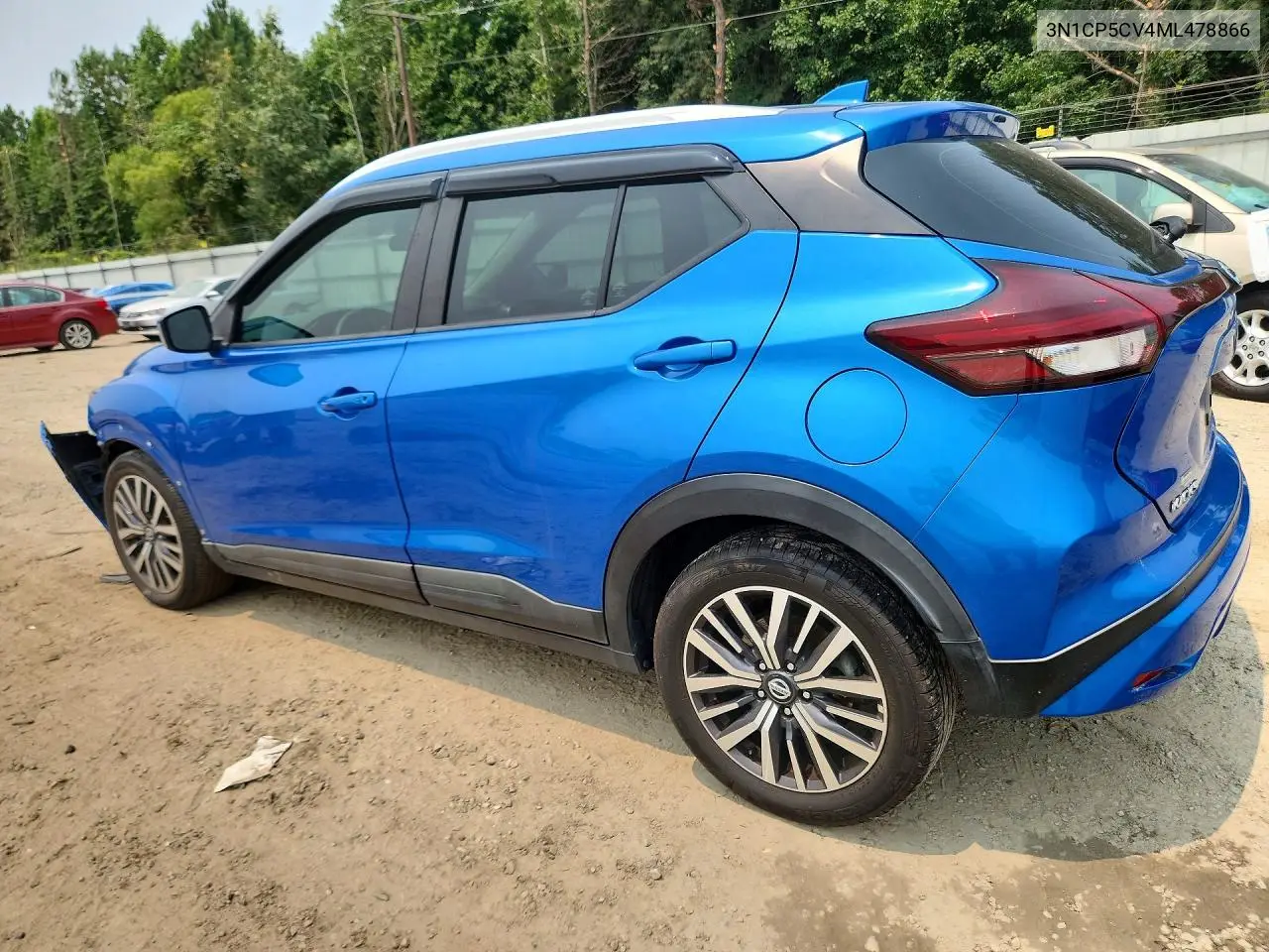 2021 Nissan Kicks Sv VIN: 3N1CP5CV4ML478866 Lot: 61198836