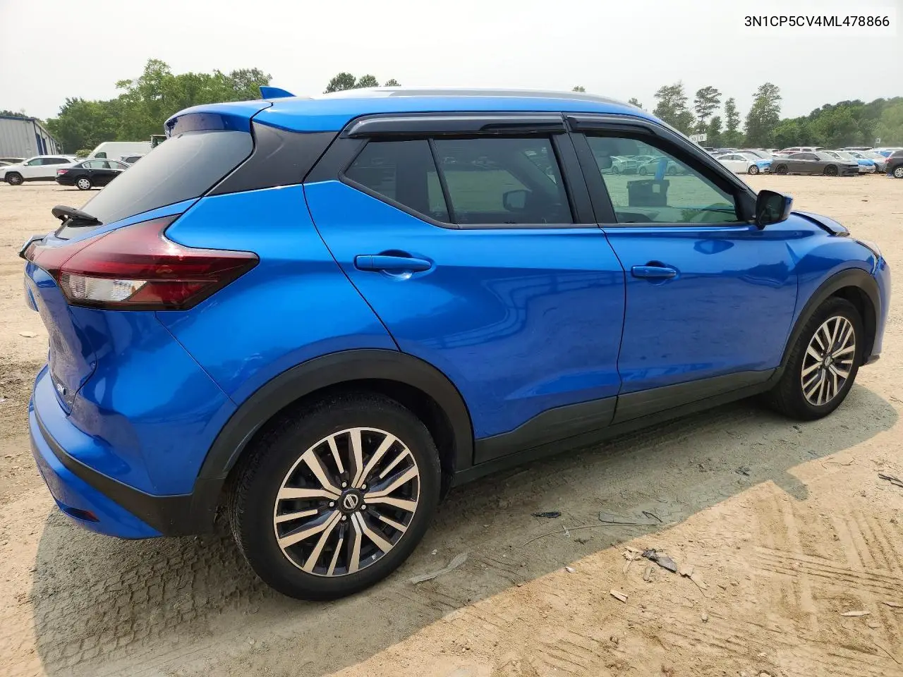 2021 Nissan Kicks Sv VIN: 3N1CP5CV4ML478866 Lot: 61198836