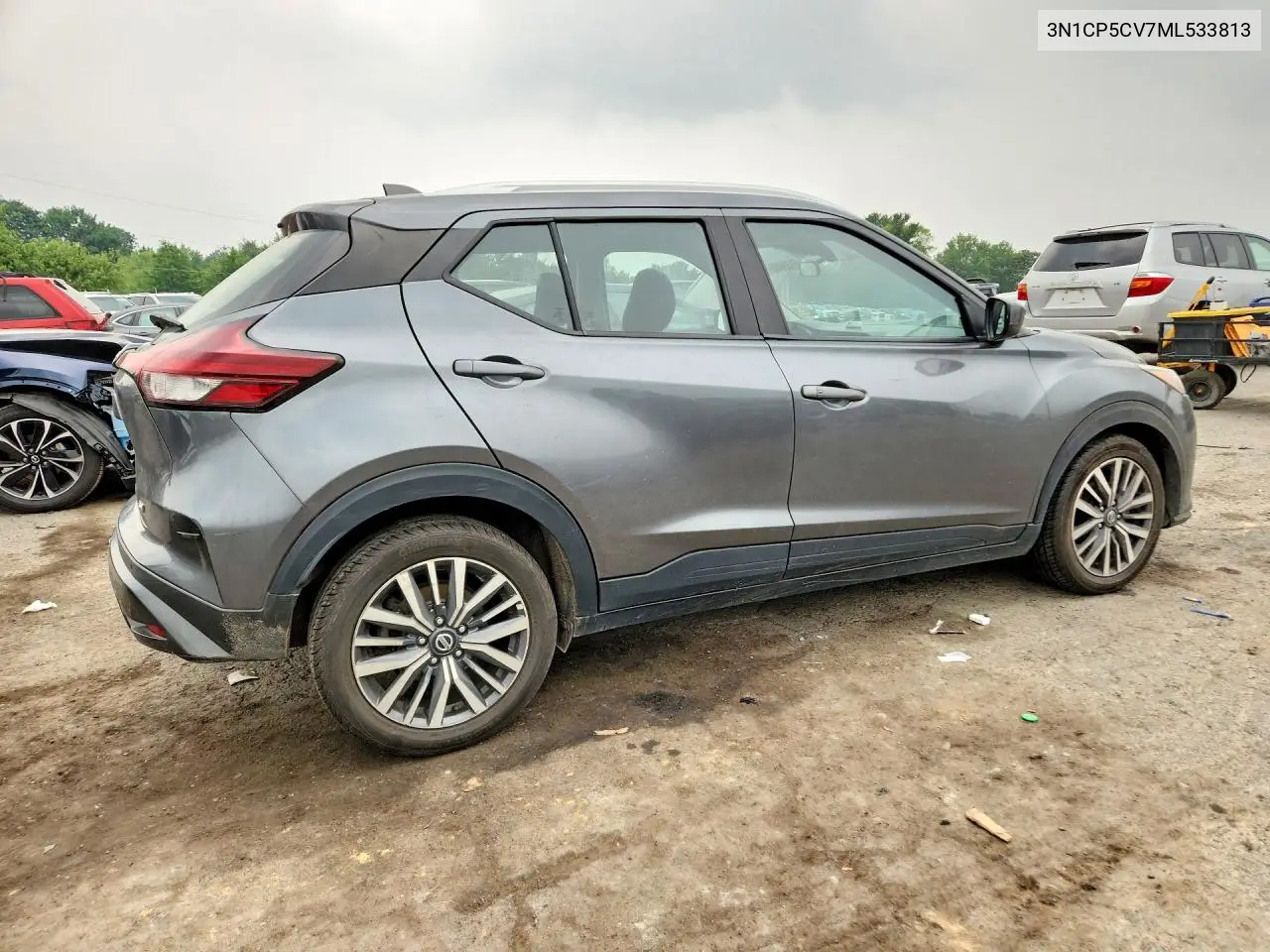 2021 Nissan Kicks Sv VIN: 3N1CP5CV7ML533813 Lot: 61390056