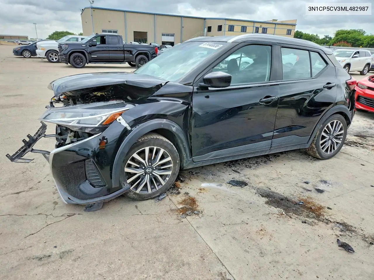 2021 Nissan Kicks Sv VIN: 3N1CP5CV3ML482987 Lot: 61440836