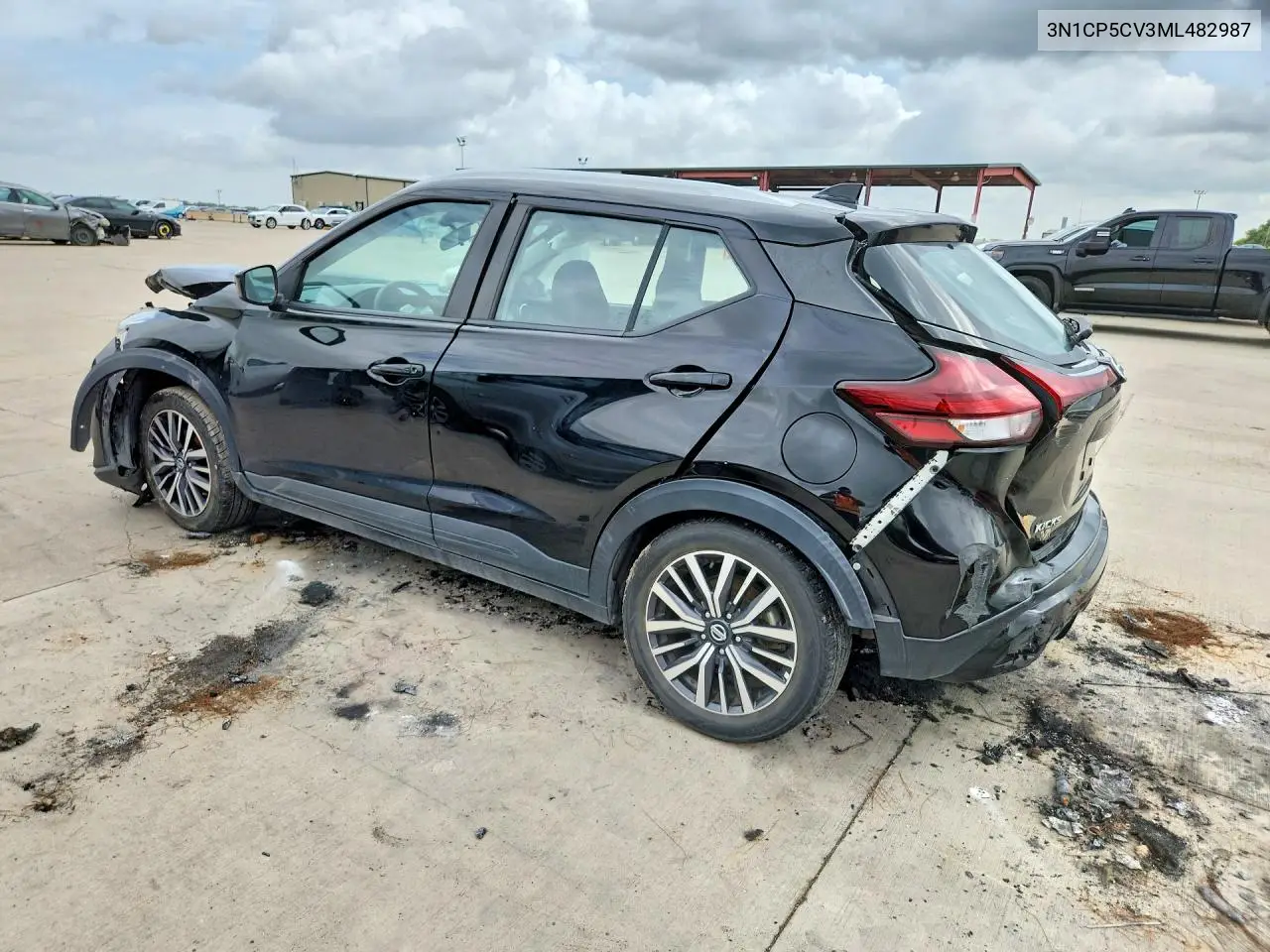 2021 Nissan Kicks Sv VIN: 3N1CP5CV3ML482987 Lot: 61440836