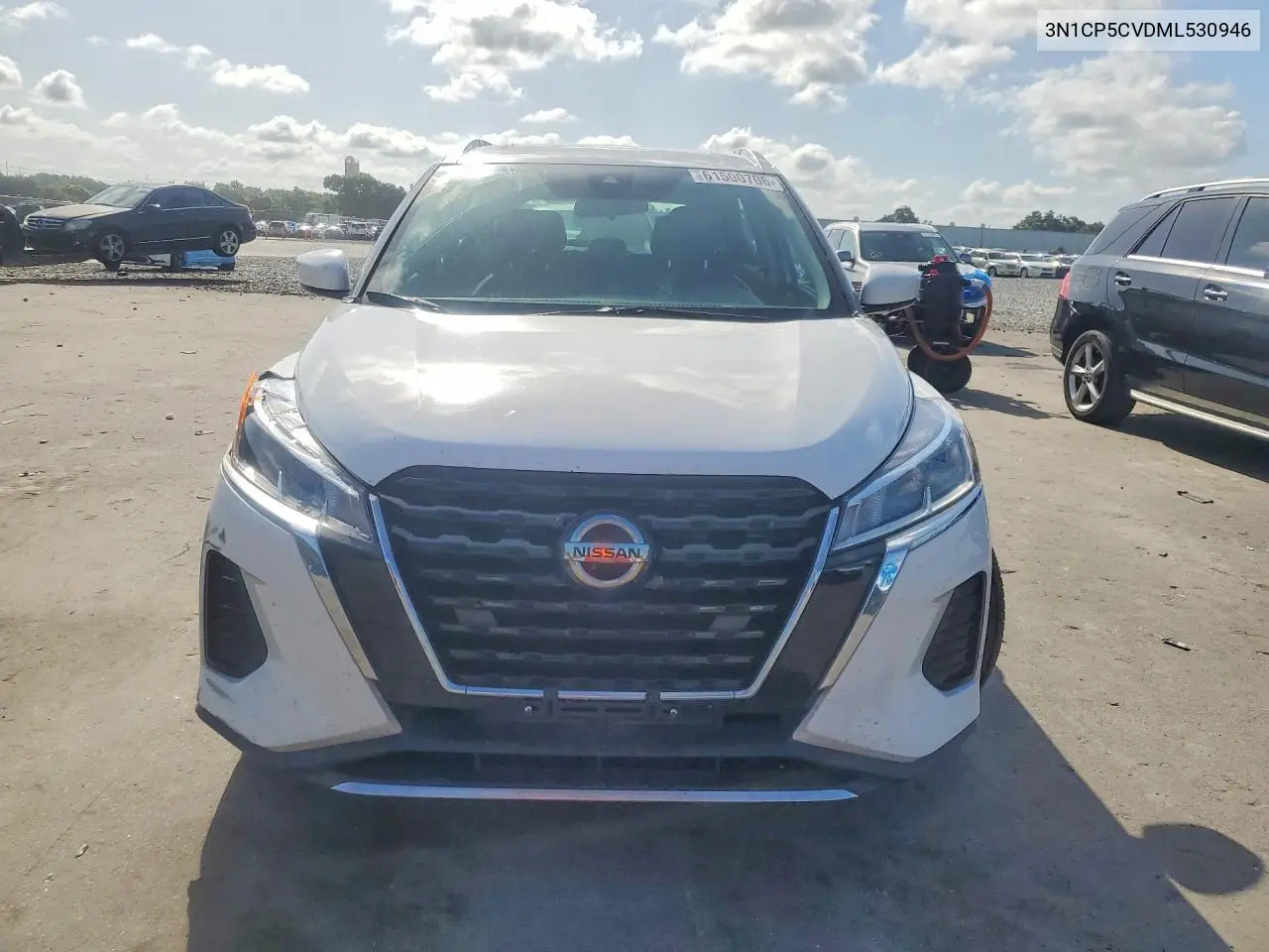 2021 Nissan Kicks Sv VIN: 3N1CP5CVDML530946 Lot: 61500706