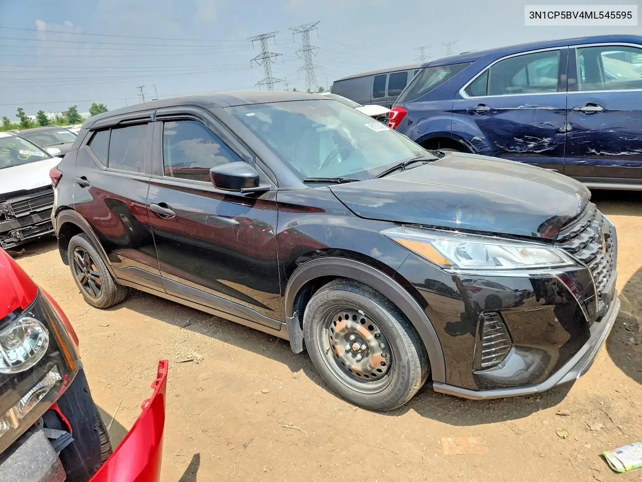 2021 Nissan Kicks S VIN: 3N1CP5BV4ML545595 Lot: 61573436