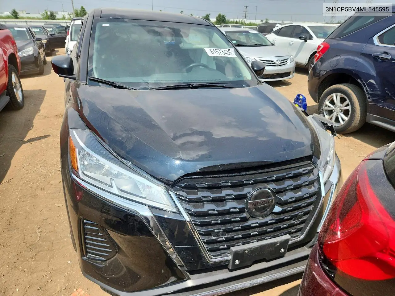 2021 Nissan Kicks S VIN: 3N1CP5BV4ML545595 Lot: 61573436