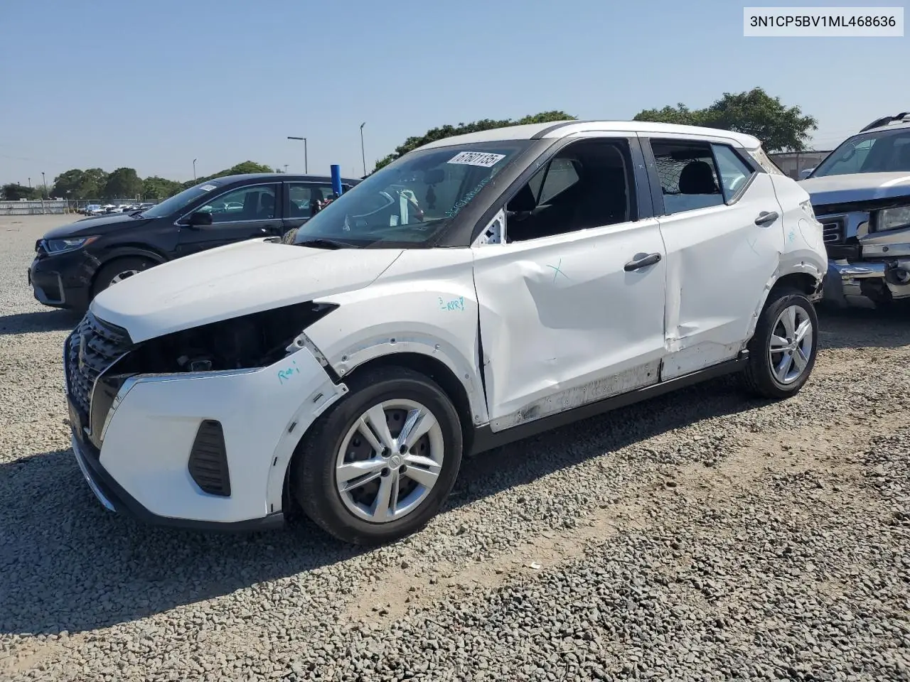 3N1CP5BV1ML468636 2021 Nissan Kicks S