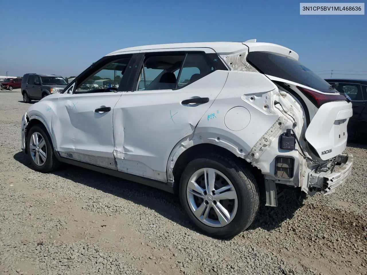 3N1CP5BV1ML468636 2021 Nissan Kicks S