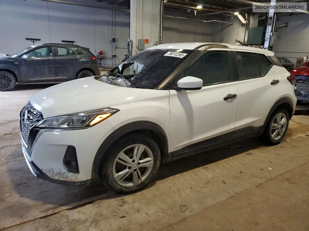 2021 Nissan Kicks S VIN: 3N1CP5BV5ML499291 Lot: 76810265