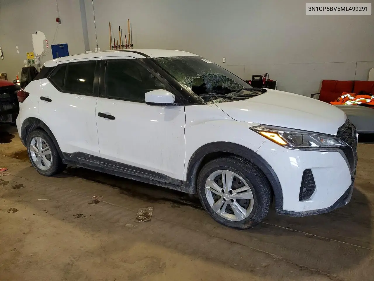 2021 Nissan Kicks S VIN: 3N1CP5BV5ML499291 Lot: 76810265