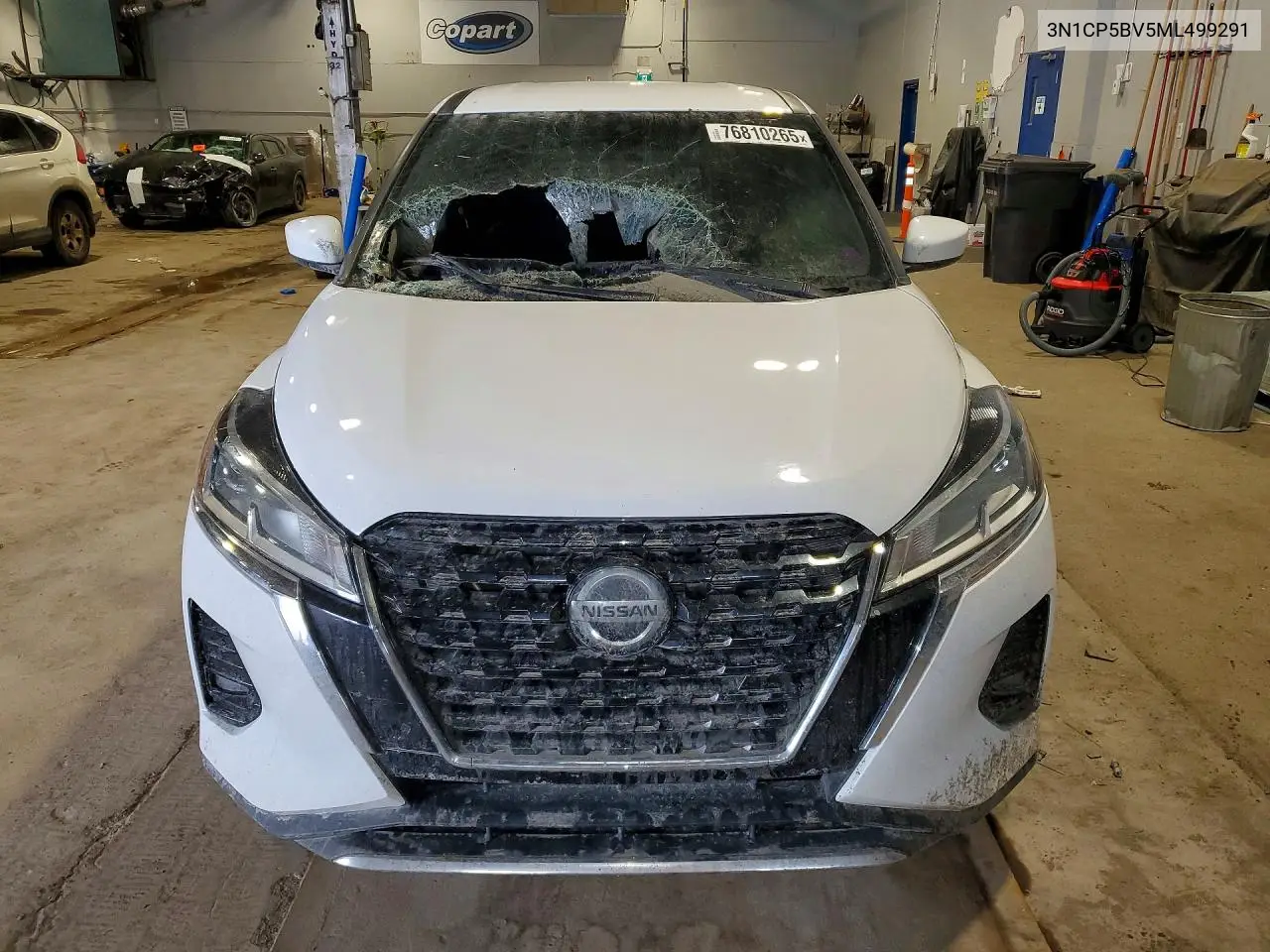 2021 Nissan Kicks S VIN: 3N1CP5BV5ML499291 Lot: 76810265