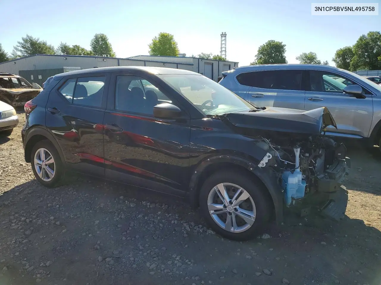 2022 Nissan Kicks S VIN: 3N1CP5BV5NL495758 Lot: 55542706