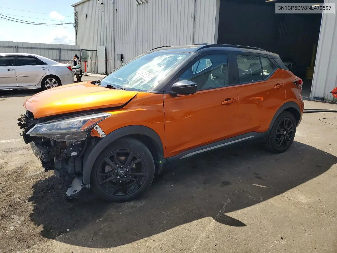 2022 Nissan Kicks Sr VIN: 3N1CP5DV8NL479597 Lot: 56973576