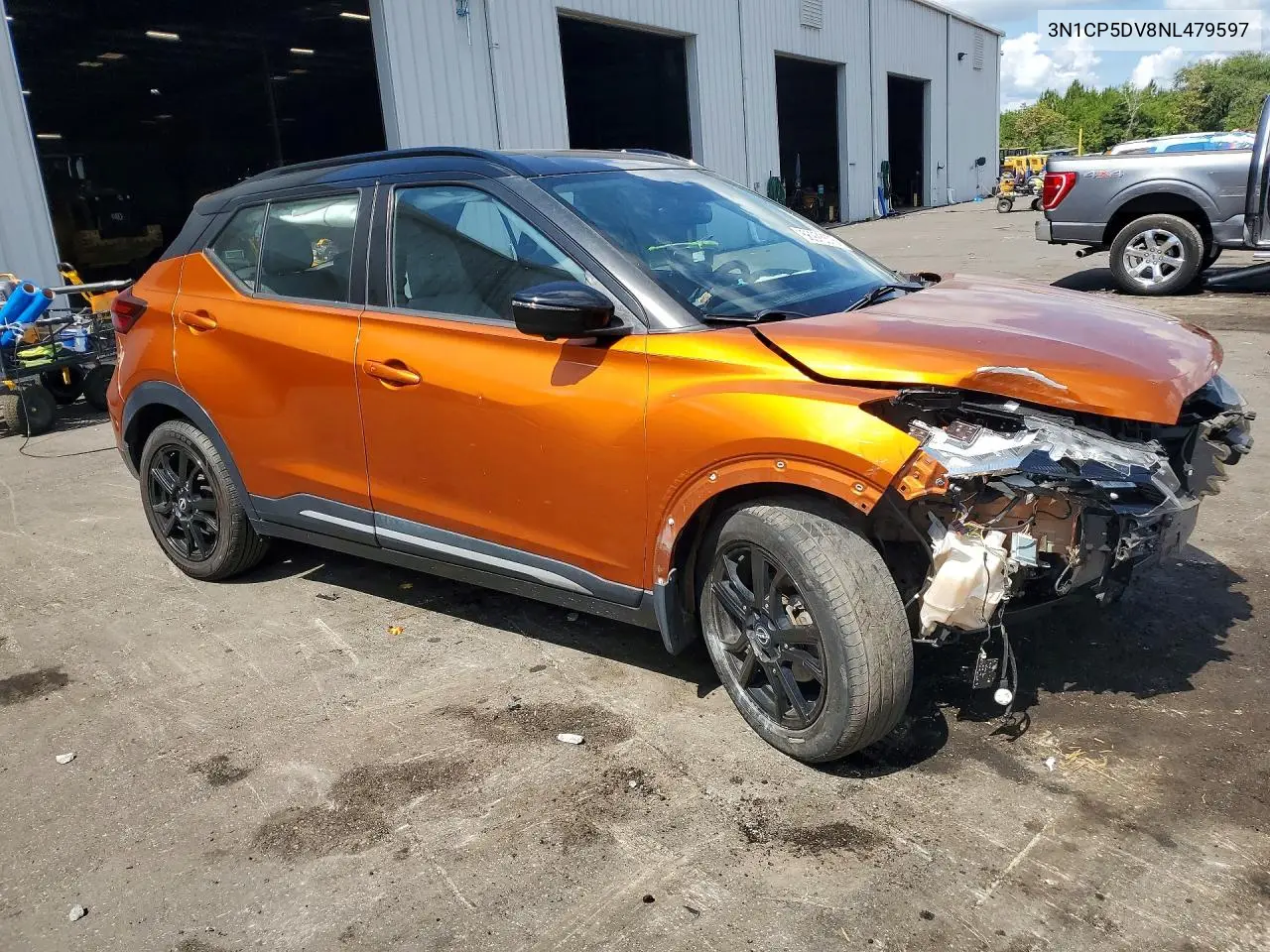 2022 Nissan Kicks Sr VIN: 3N1CP5DV8NL479597 Lot: 56973576