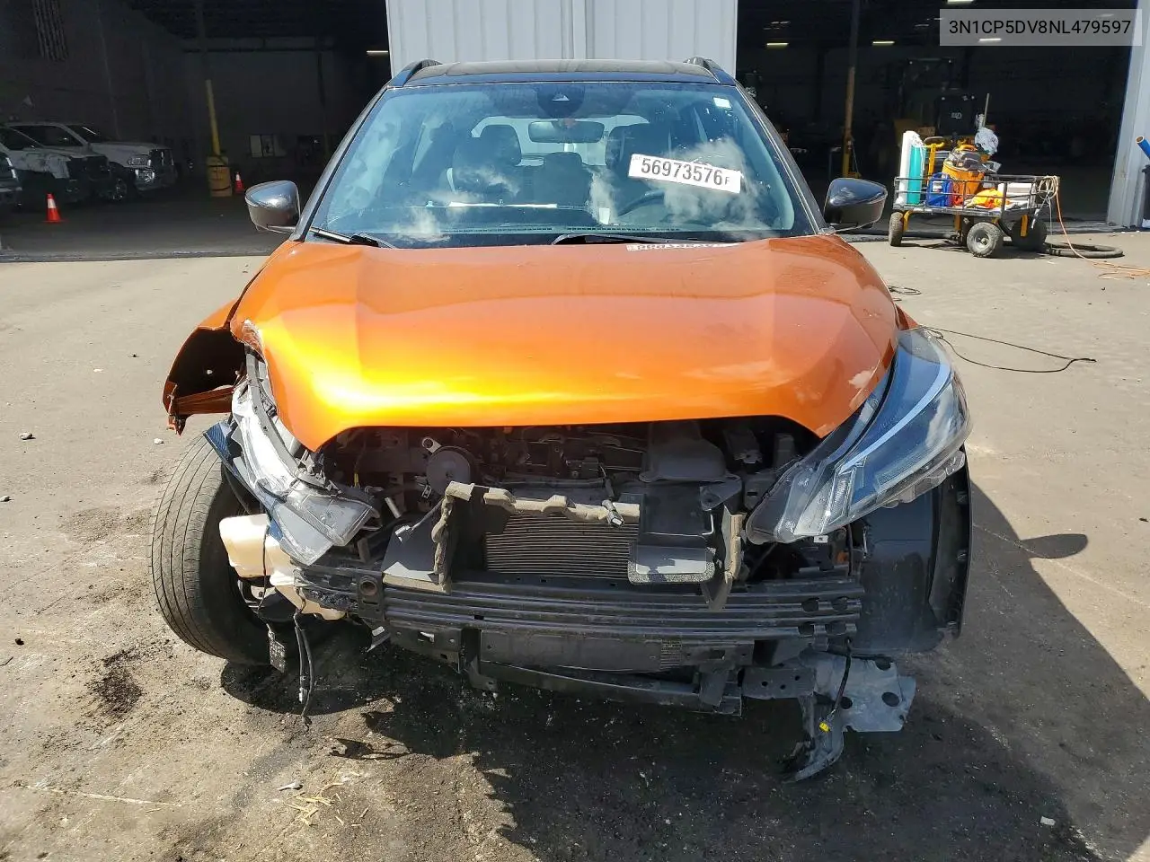 2022 Nissan Kicks Sr VIN: 3N1CP5DV8NL479597 Lot: 56973576