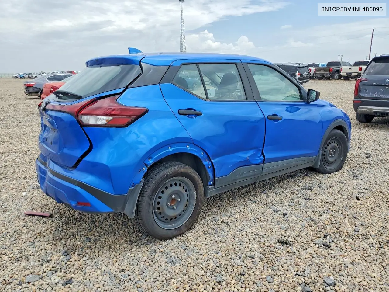 2022 Nissan Kicks S VIN: 3N1CP5BV4NL486095 Lot: 59343026