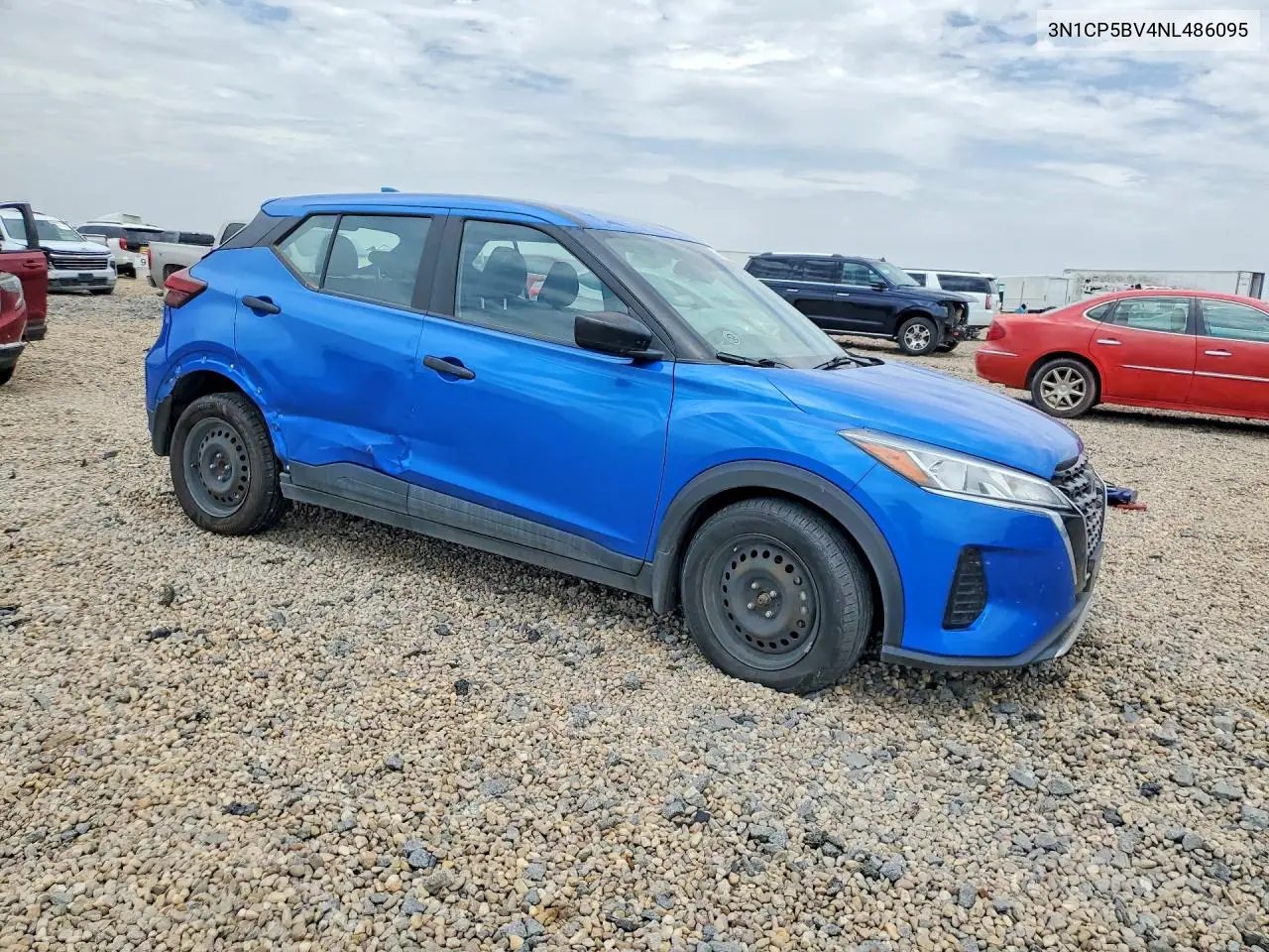 2022 Nissan Kicks S VIN: 3N1CP5BV4NL486095 Lot: 59343026