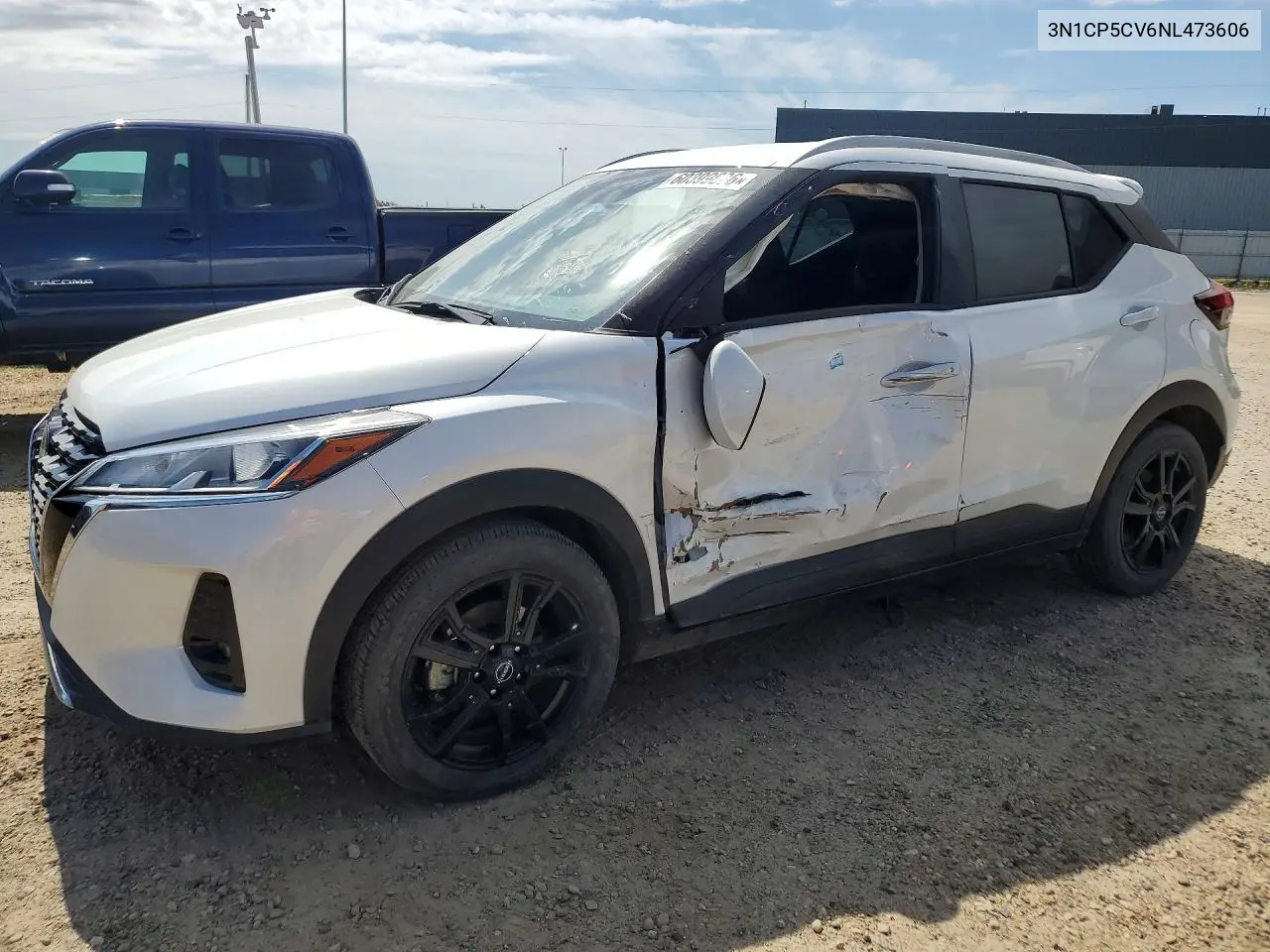 2022 Nissan Kicks Sv VIN: 3N1CP5CV6NL473606 Lot: 60399606