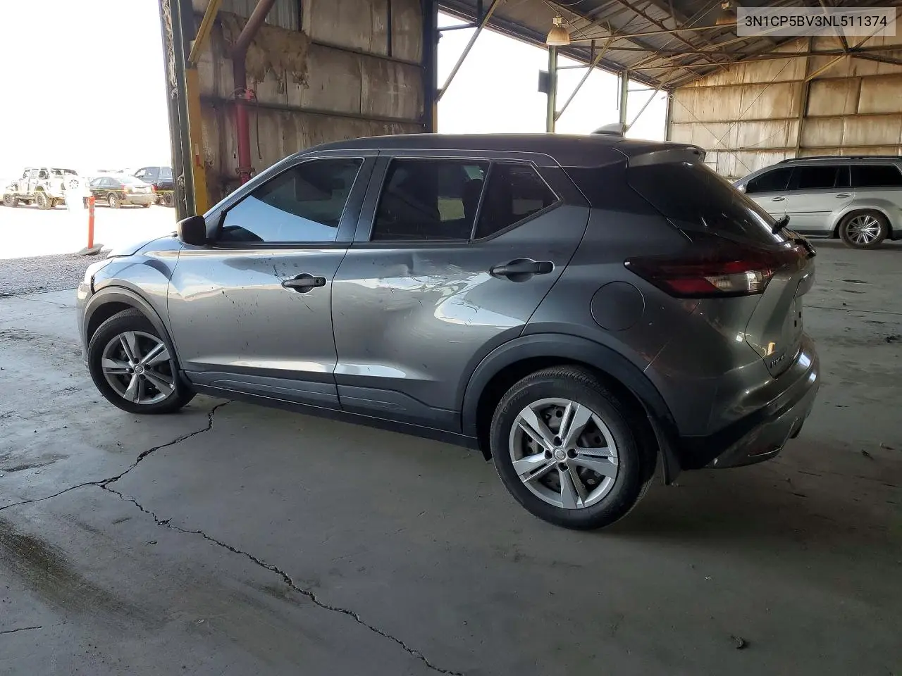 2022 Nissan Kicks S VIN: 3N1CP5BV3NL511374 Lot: 60896026