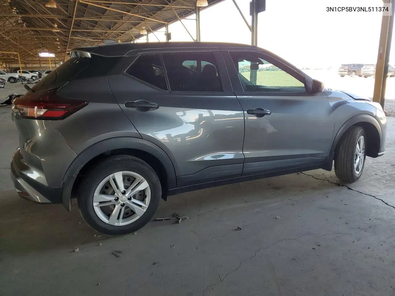 2022 Nissan Kicks S VIN: 3N1CP5BV3NL511374 Lot: 60896026