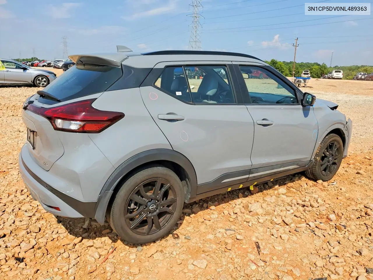 2022 Nissan Kicks Sr VIN: 3N1CP5DV0NL489363 Lot: 60956876