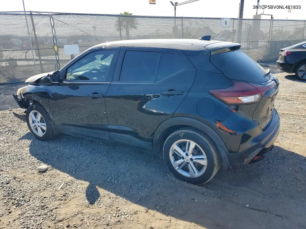 2022 Nissan Kicks S VIN: 3N1CP5BV0NL481833 Lot: 60998506