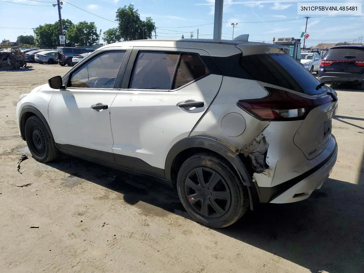 2022 Nissan Kicks S VIN: 3N1CP5BV4NL485481 Lot: 61436076