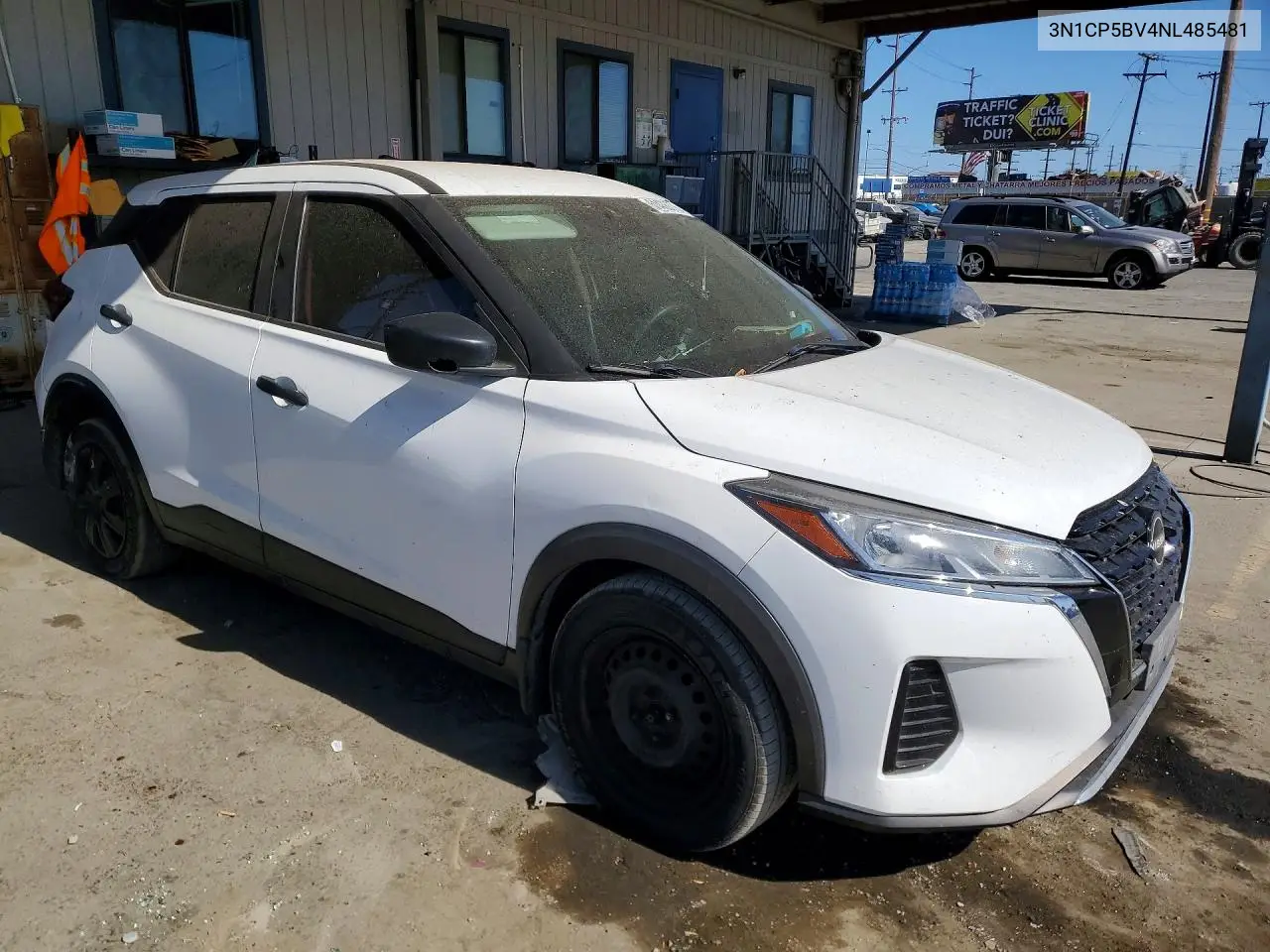 2022 Nissan Kicks S VIN: 3N1CP5BV4NL485481 Lot: 61436076