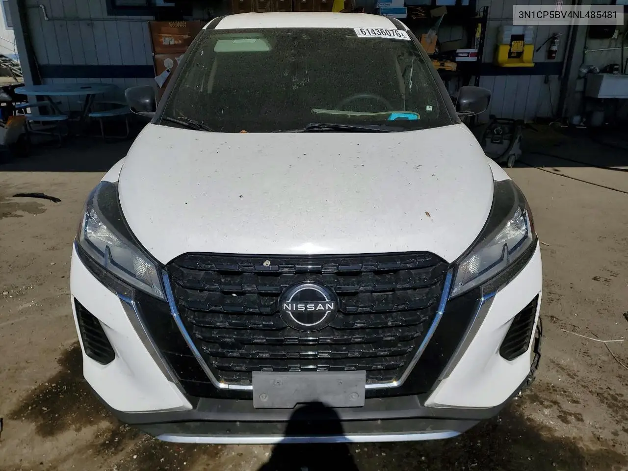 2022 Nissan Kicks S VIN: 3N1CP5BV4NL485481 Lot: 61436076
