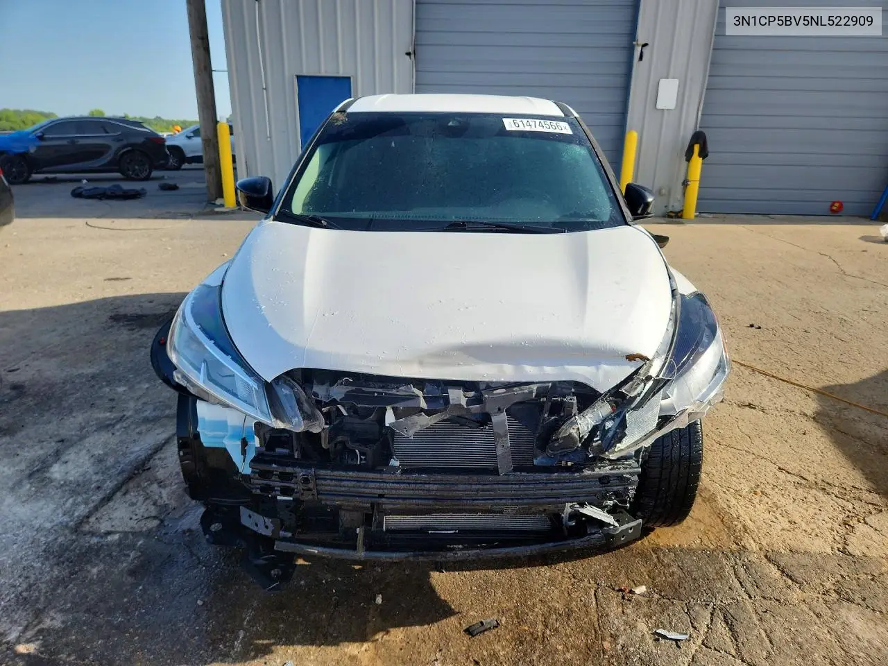 2022 Nissan Kicks S VIN: 3N1CP5BV5NL522909 Lot: 61474566