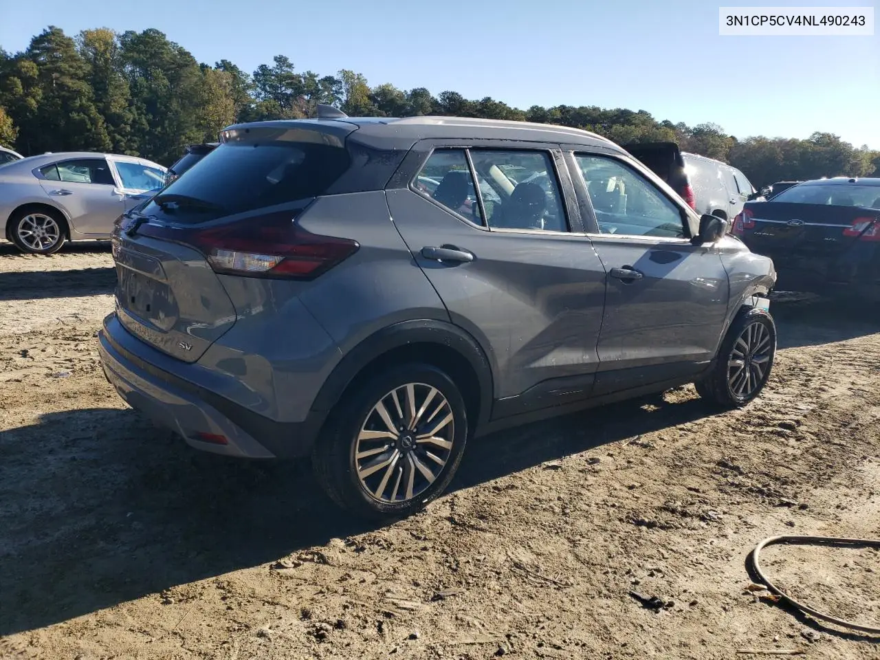 3N1CP5CV4NL490243 2022 Nissan Kicks Sv