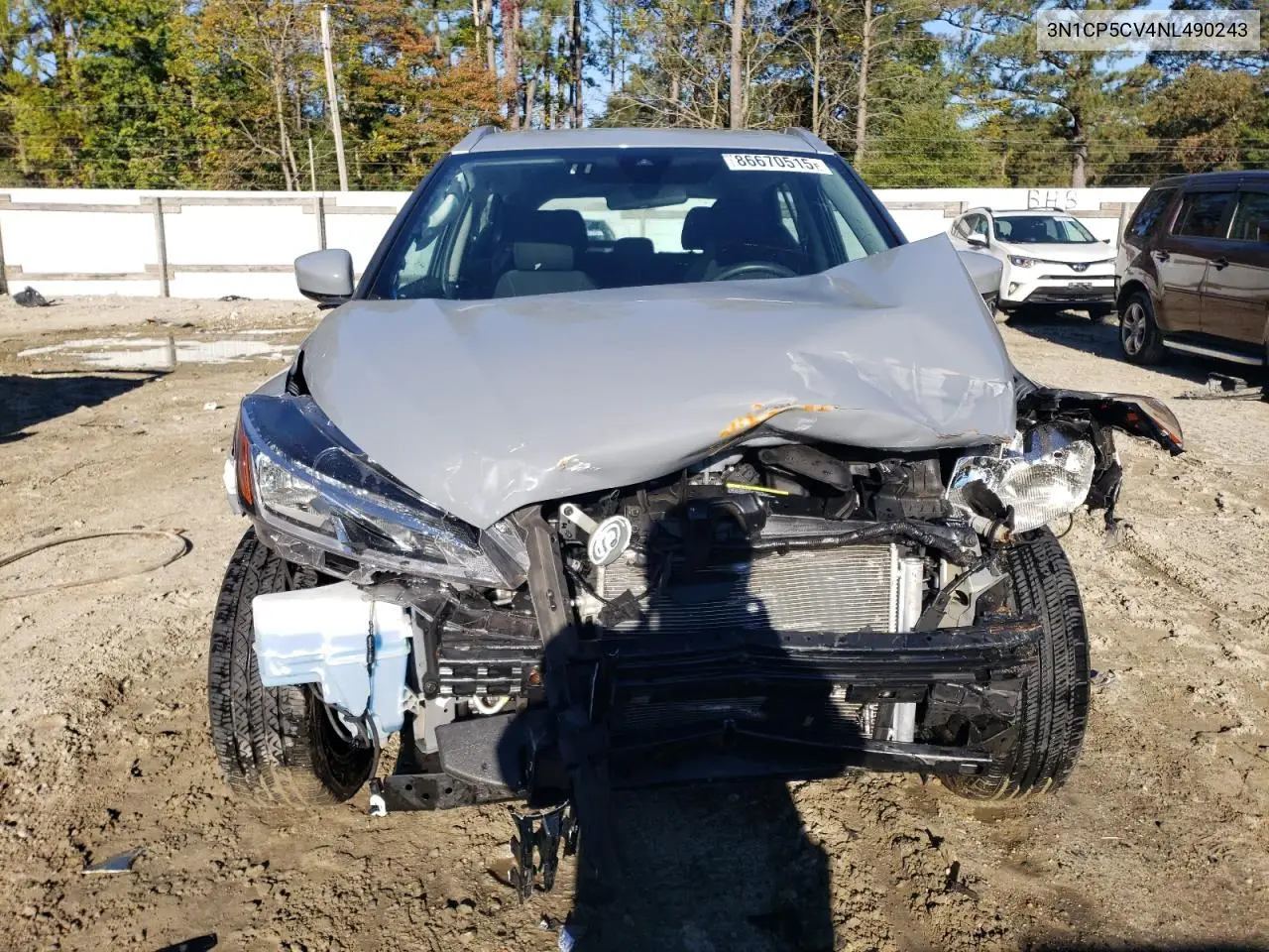 3N1CP5CV4NL490243 2022 Nissan Kicks Sv