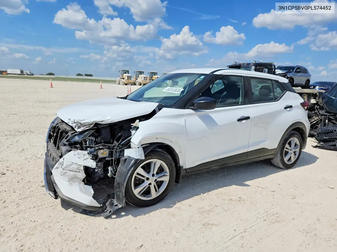 2023 Nissan Kicks S VIN: 3N1CP5BV0PL574452 Lot: 60243836