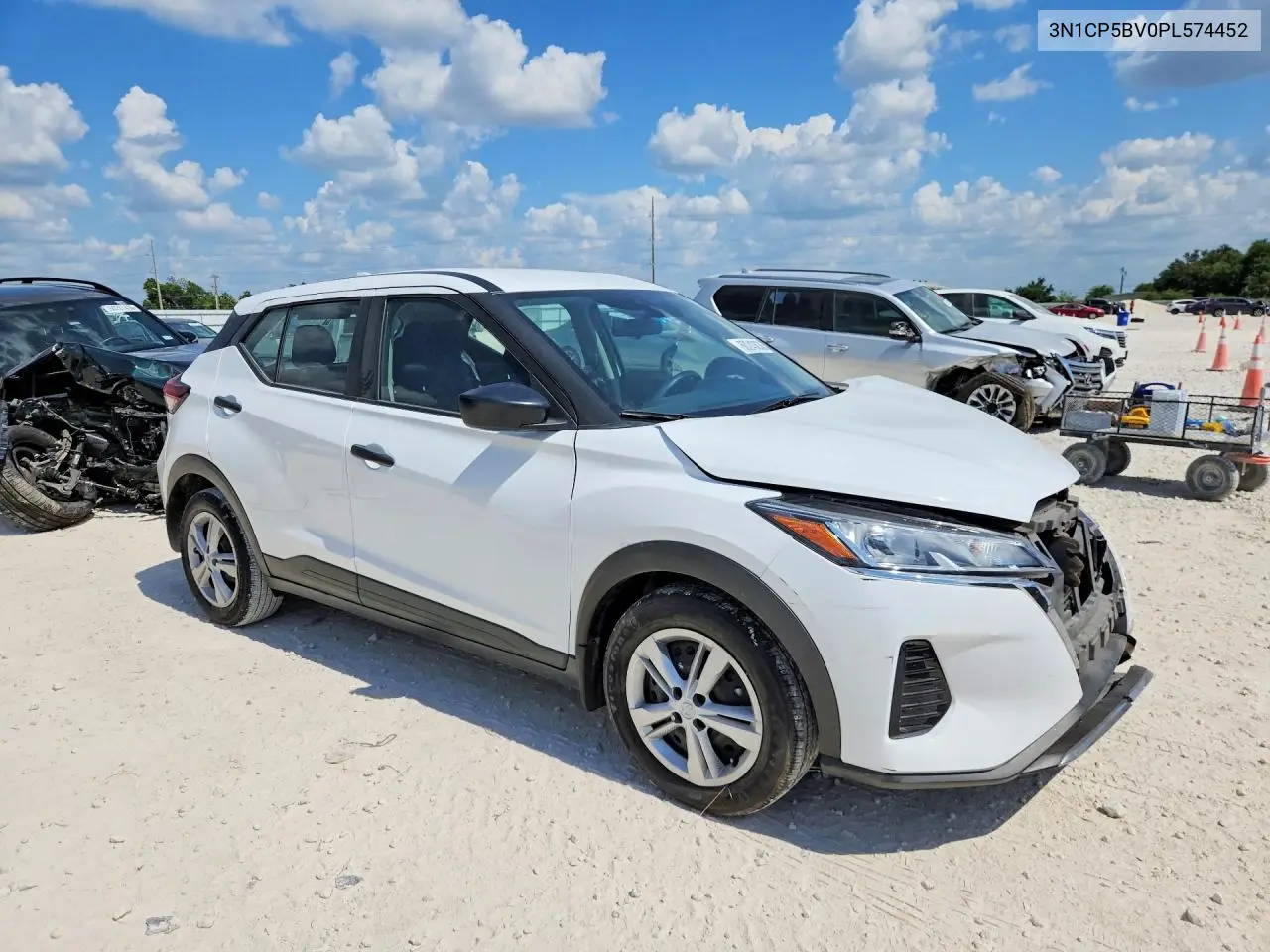 2023 Nissan Kicks S VIN: 3N1CP5BV0PL574452 Lot: 60243836