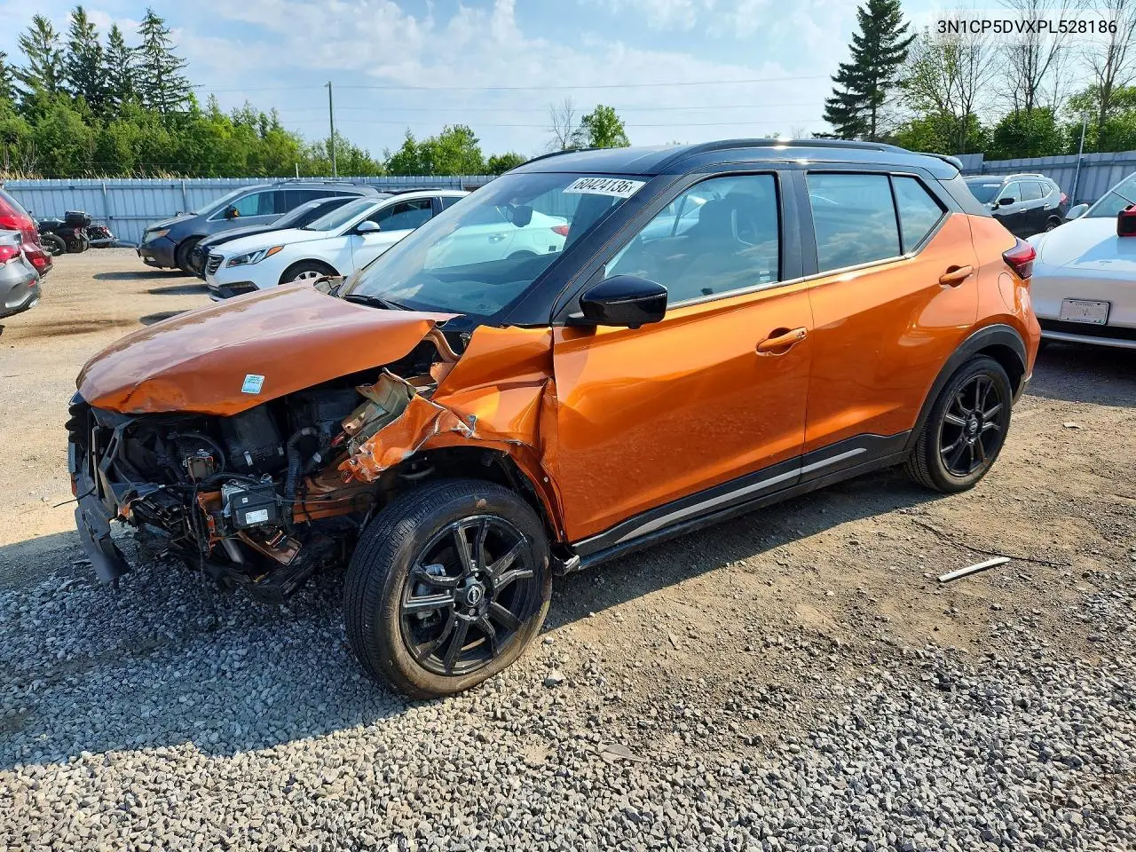 2023 Nissan Kicks Sr VIN: 3N1CP5DVXPL528186 Lot: 60424136