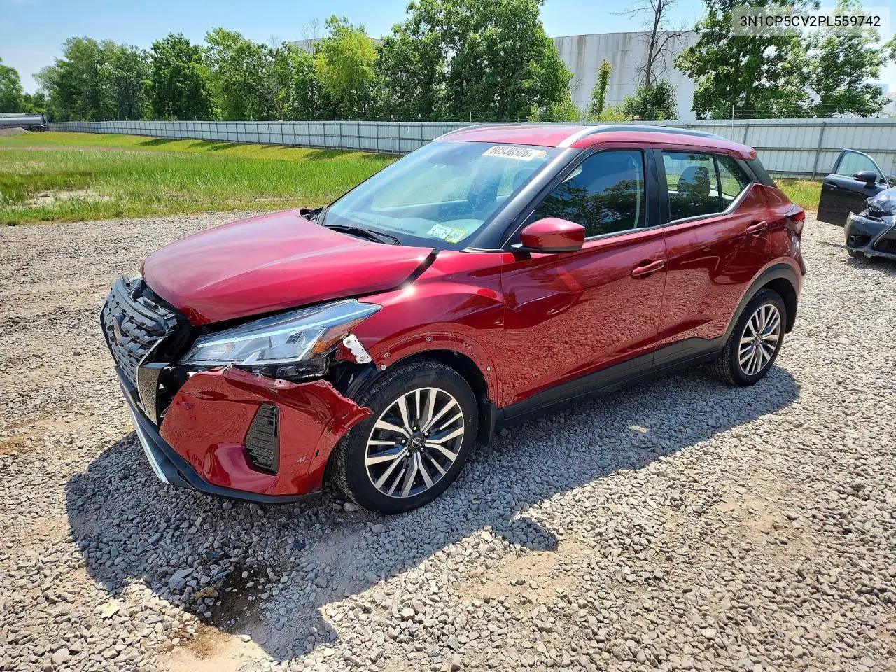 2023 Nissan Kicks Sv VIN: 3N1CP5CV2PL559742 Lot: 60930306
