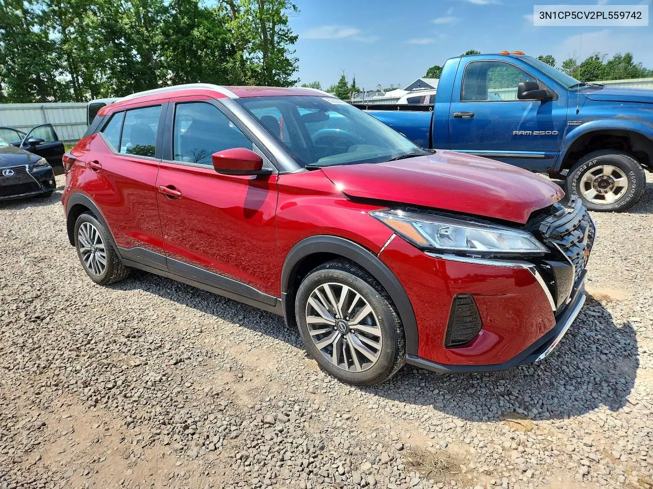 2023 Nissan Kicks Sv VIN: 3N1CP5CV2PL559742 Lot: 60930306