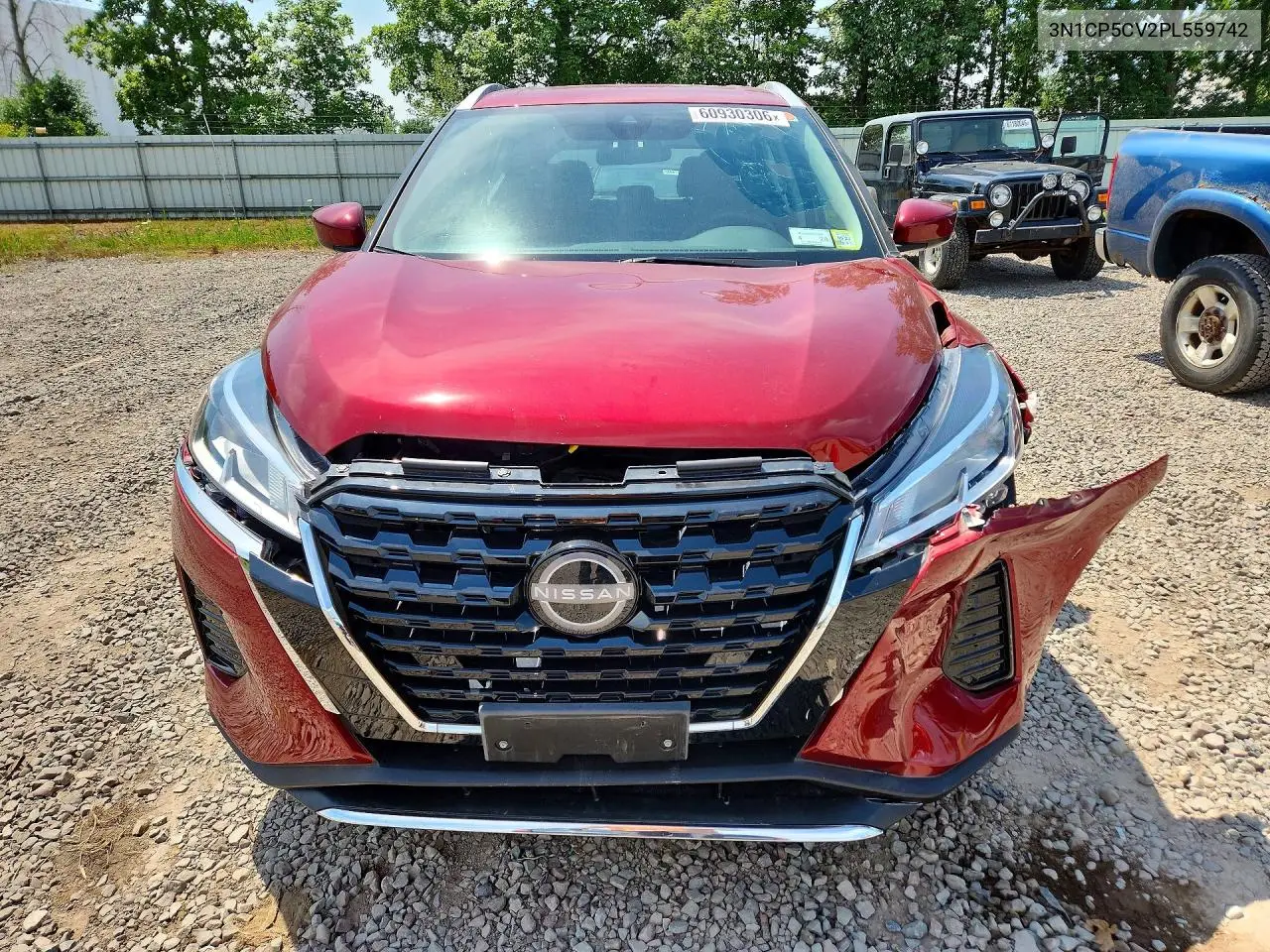 2023 Nissan Kicks Sv VIN: 3N1CP5CV2PL559742 Lot: 60930306