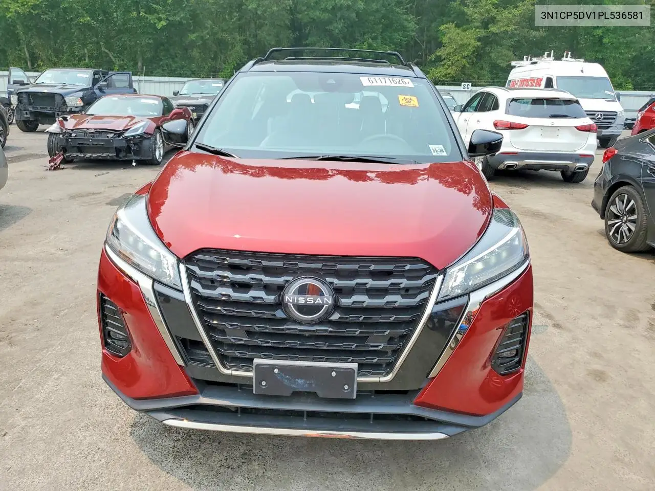 2023 Nissan Kicks Sr VIN: 3N1CP5DV1PL536581 Lot: 61171626