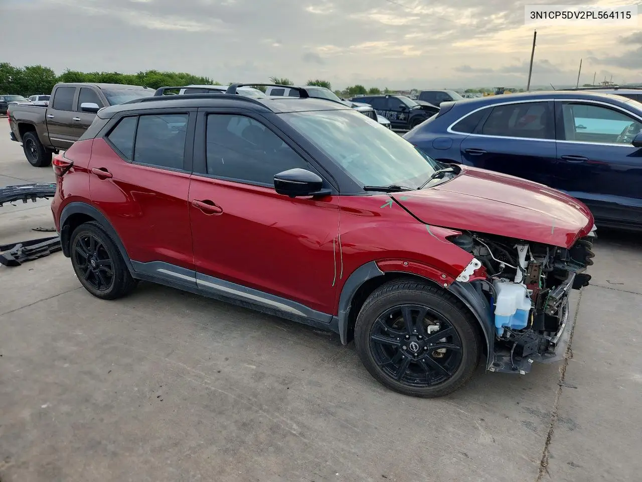 2023 Nissan Kicks Sr VIN: 3N1CP5DV2PL564115 Lot: 61313736