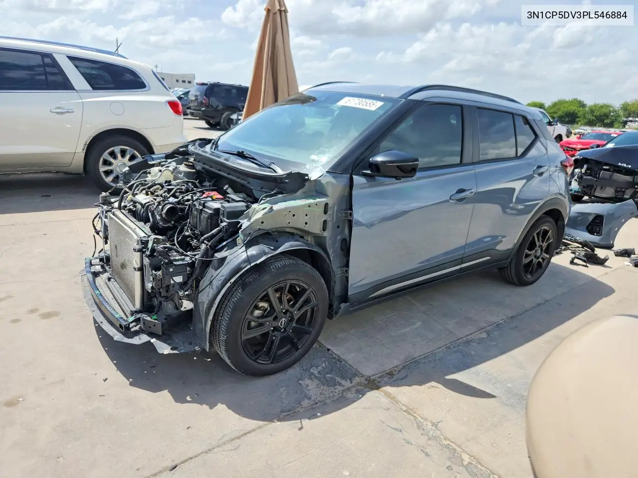 2023 Nissan Kicks Sr VIN: 3N1CP5DV3PL546884 Lot: 61730586